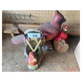 Garden bird decorations