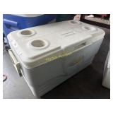 Coleman and styrofoam cooler