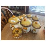 Mushroom cookie jars