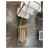 Antique kids sled