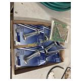 Garage door rollers and door hinges