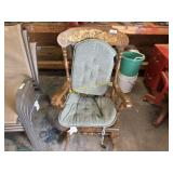 Wooden rocking chair