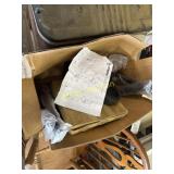 Rolling side table. Parts may not all be here