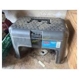 Rubbermaid step stool toolbox