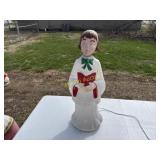 Blow mold choir girl