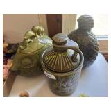 Three cookie jars