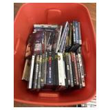 Tub full of movies