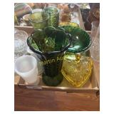 Glass decoration cups and bowls