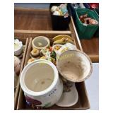 Salt and pepper, shakers, and cookie jars