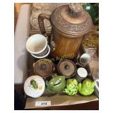 Cookie jars and salt and pepper shakers