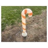 Blow mold candy cane