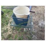 Small table and basket