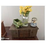 Jewelry box and glassware