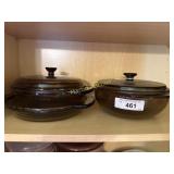 Casserole dishes and pie dish
