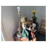 Lamp and dolls