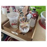 Christmas decorations and coffee mugs