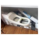 Scale, safety bath mat, and suction handle