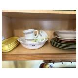 All dishes on shelf