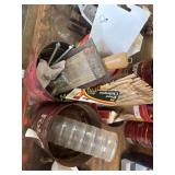 4 coffee cans of nuts bolts and mis