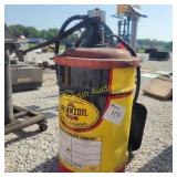 Penzoil 120 lb drum and gear lube pump