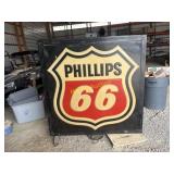 6'x6' Phillips 66 pole sign