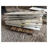 White wood doors x8