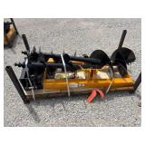 Skid steer loader auger & extra rod   +