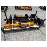 Skid steer loader auger & extra rod   +