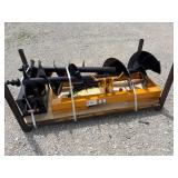 Skid steer loader auger & extra rod   +