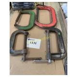 4 C-clamps