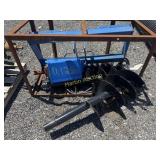 Skid steer, three-piece auger set