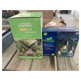Solar LED windmill lighthouse, 20' drop light set