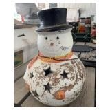 Medium Snowman Lantern