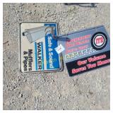 walker muffler & ITD tire signs