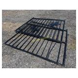 Metal gate one bar broken
