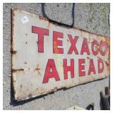 Vintage 4'x10' Texaco sign
