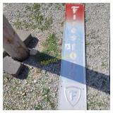 Vintage 13.5x6' tall Firestone sign