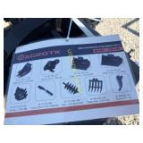 Mini excavator attachments 12EX-ATA  +