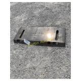 Latch view weldable quick attach blank plate +
