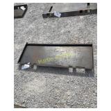 Solid full weldable quick attach blank plate +