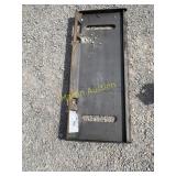 Latch view weldable quick attach blank plate +