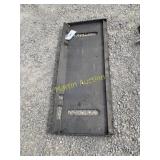 Latch view weldable quick attach blank plate +