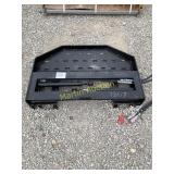 Skid steer side shift fork