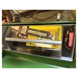 Toolbox full of welding supplies