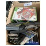 Box of vintage video games RWE