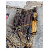 Assorted hydraulic cylinders