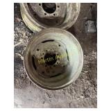 2 Rims And 1 Auger Rim W/ Tire