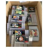 box of vintage Nintendo games RWE