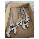 Crescent Wrenches (4)  BLEACHERS