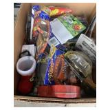 Box of vintage NASCAR toys RWE